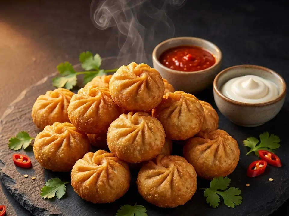 Crispy Mixed Fried Momos
